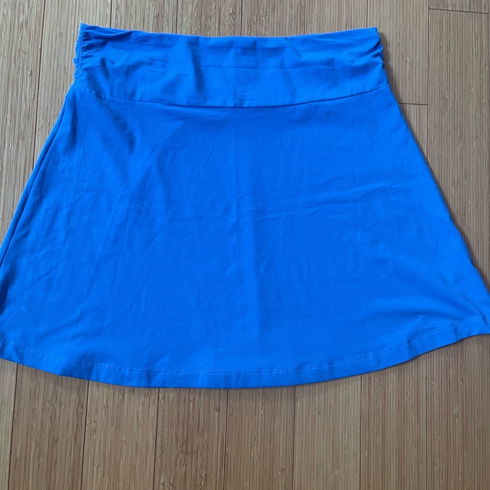 L.L. Bean Blue A-Line Mini Skirt for Athletic Wear